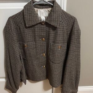 H&M Women’s Houndstooth Jacket